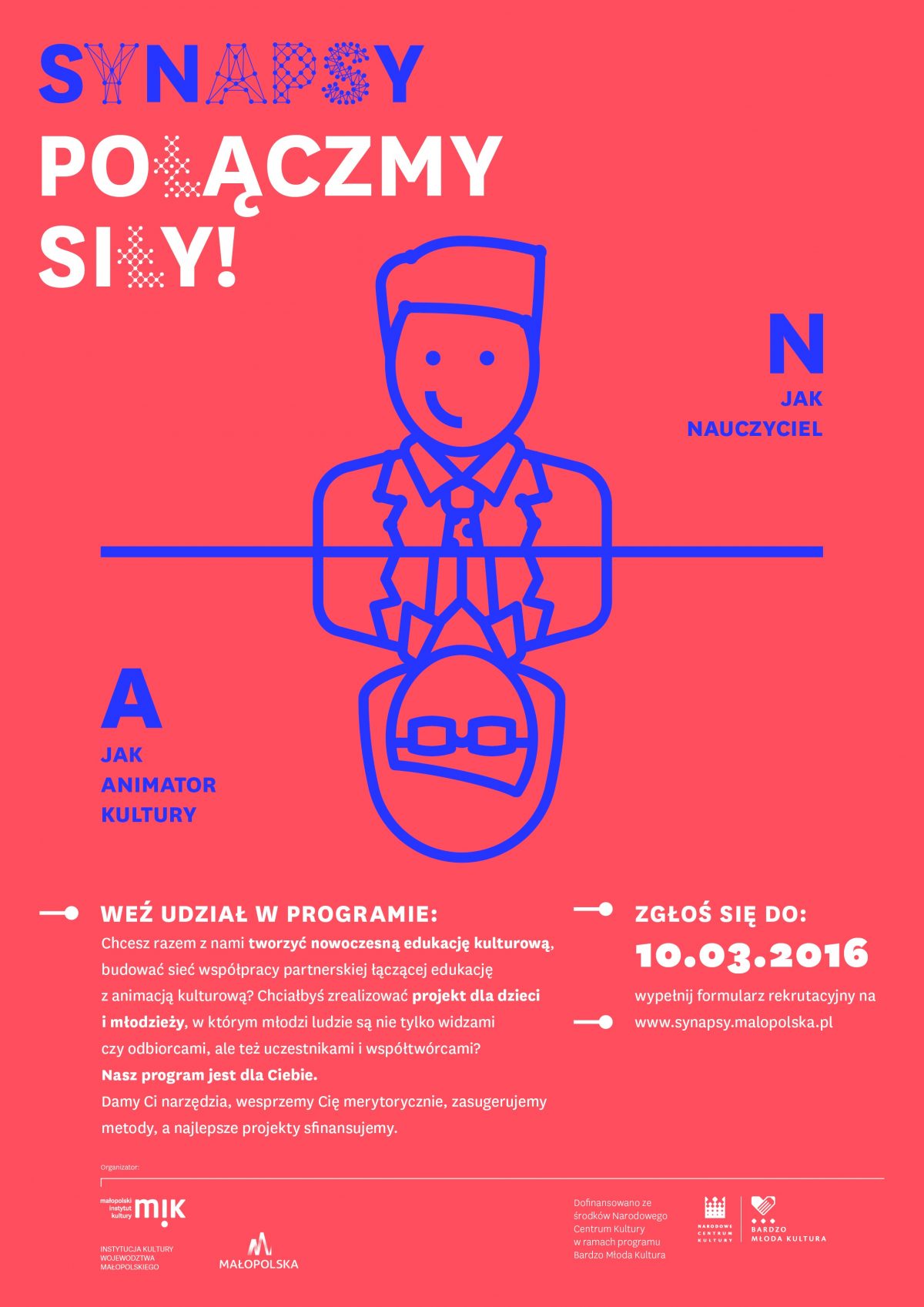 Plakat Synapsy - Połączmy siły!